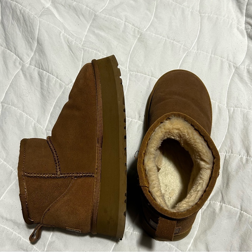 Brown Ugg Platform Boot